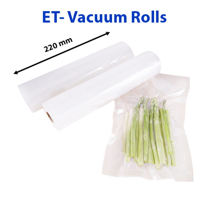 ET – Perforated Vacuum Bags 220mm X 10m