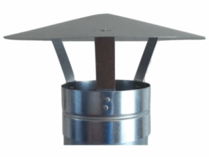 Galvanised Extractor Rain Cowl – 400mm