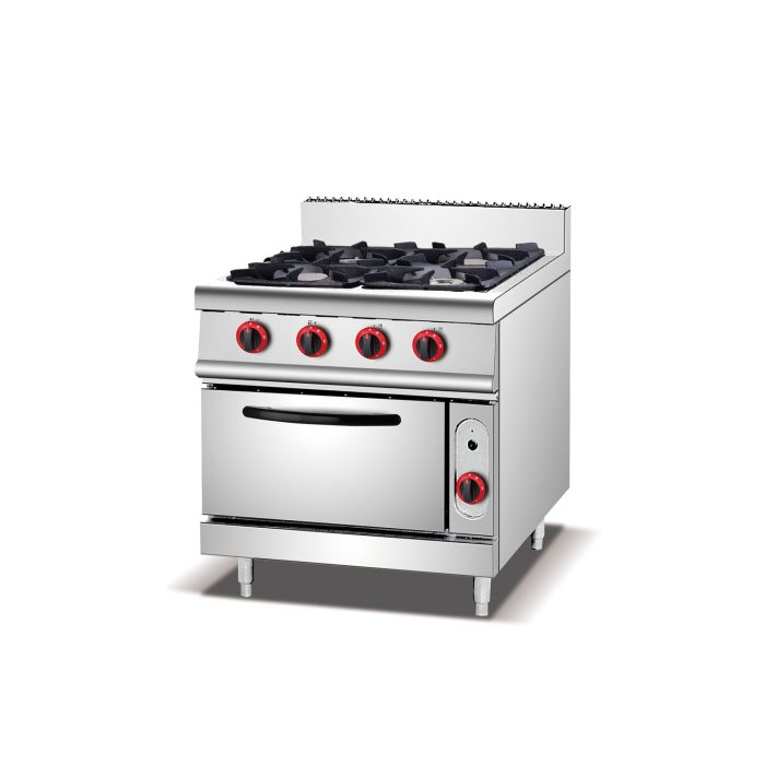 4 Burner Gas Range with Cabinet