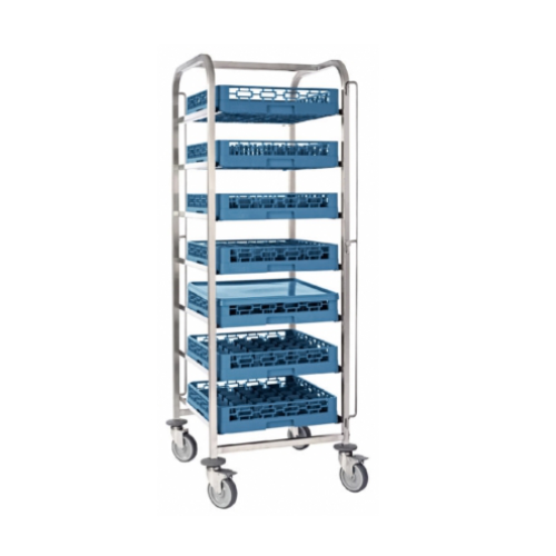 7-TIER Dishwasher Basket Rack Trolley (EXCLUDING RACKS)