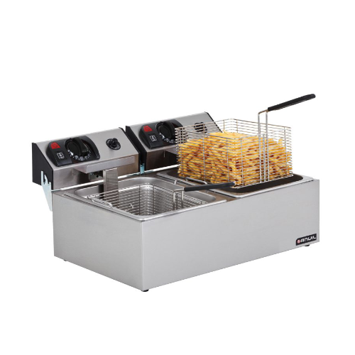 ANVIL Double Electric Deep Fryer (2x5lt). – FFA2002