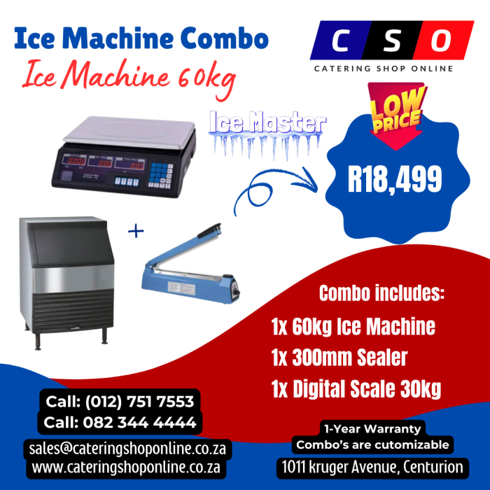 Ice Machine Combo 60kg