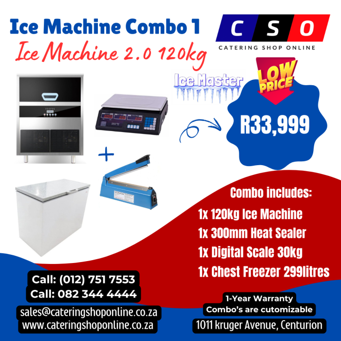 Ice Machine Combo 2.0 120kg